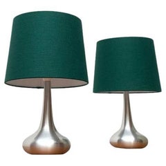 Set di 2 lampade da tavolo orientali danesi di metà secolo di Jo Hammerborg, anni '60