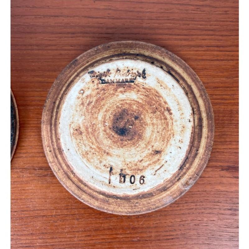 Juego de 2 cuencos de cerámica danesa de mediados de siglo, Brigitte Andrzejak, años 60 en venta 8