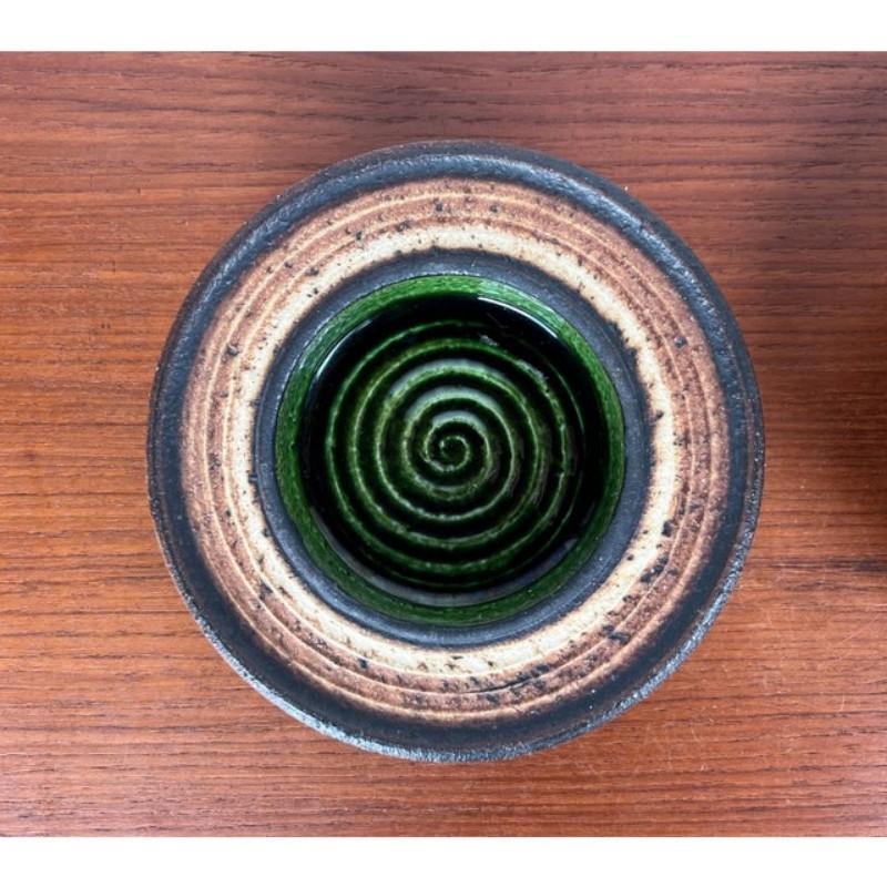 Juego de 2 cuencos de cerámica danesa de mediados de siglo, Brigitte Andrzejak, años 60 Moderno de mediados de siglo en venta