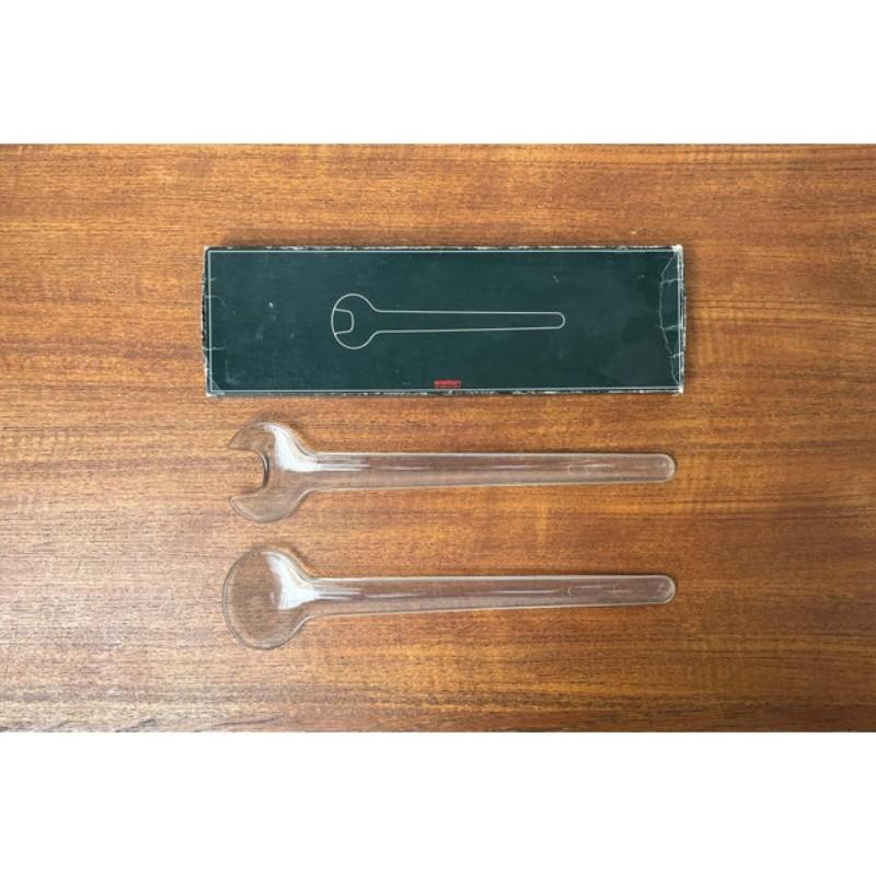 Set di 2 servitori da insalata danesi di metà secolo di Erik Magnussen per Stelton in vendita 11