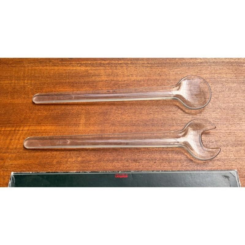 XX secolo Set di 2 servitori da insalata danesi di metà secolo di Erik Magnussen per Stelton in vendita