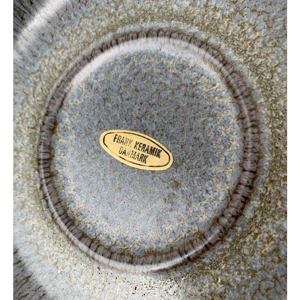 Set di 2 ciotole in Studio Pottery danese di metà secolo di Frank Keramik, anni '60 in vendita 5