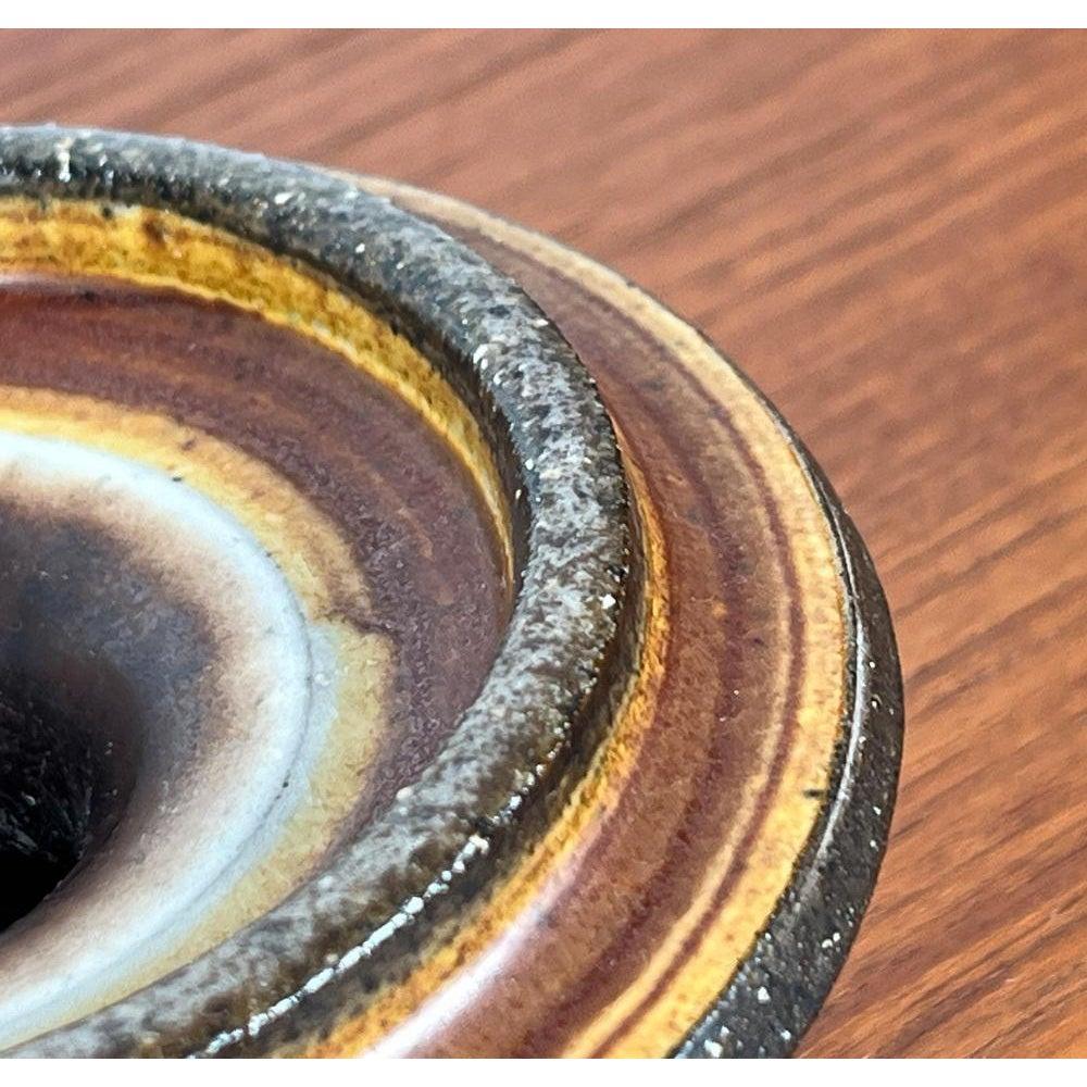 Set di 2 portacandele in Studio Pottery danese del 1960 di Lise Eder, metà secolo. In condizioni ottime in vendita a Hamburg, DE