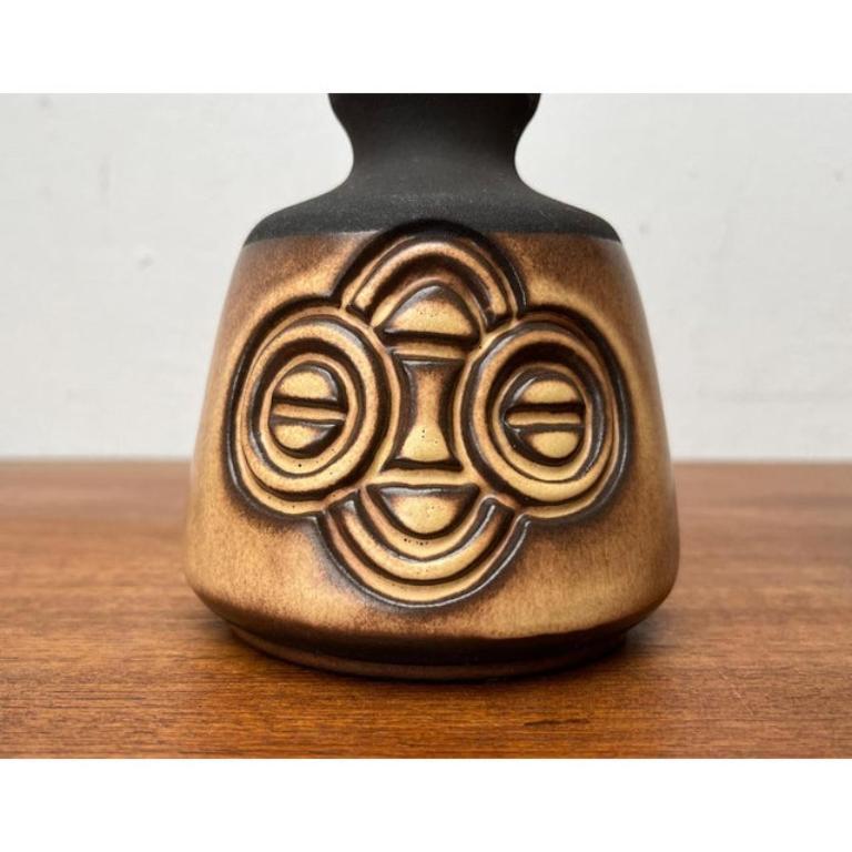 XX secolo Set di 2 vasi in Studio Pottery danese di metà secolo di Frank Keramik, anni '60 in vendita