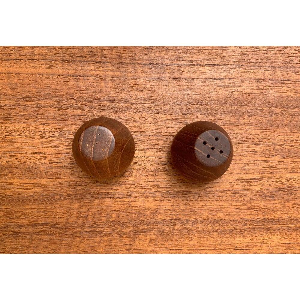 20th Century Set of 2 Mid-Century Danish Teak Pepper and Salt Shaker, 1960s For Sale