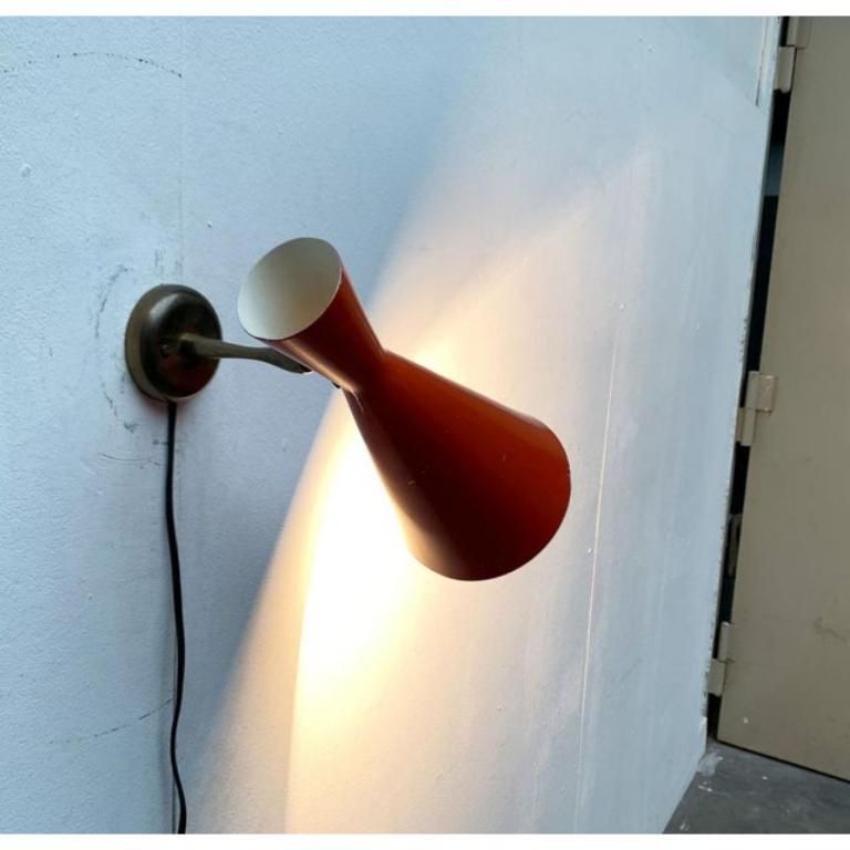 Juego de 2 lámparas de pared Diábolo de mediados de siglo, años 60 en venta 1