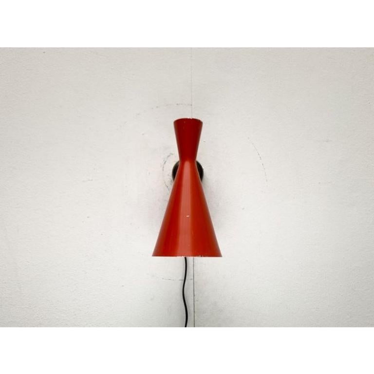 Juego de 2 lámparas de pared Diábolo de mediados de siglo, años 60 en venta 2
