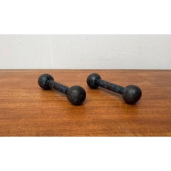 Set of 2 Mid-Century Dumbbells, 1960s