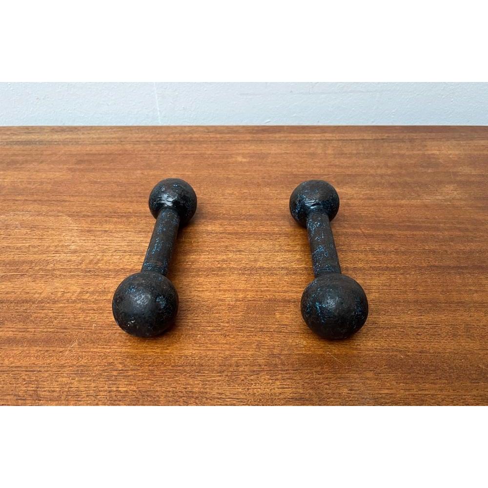 Metallo Set di 2 manubri di metà secolo, anni '60 in vendita