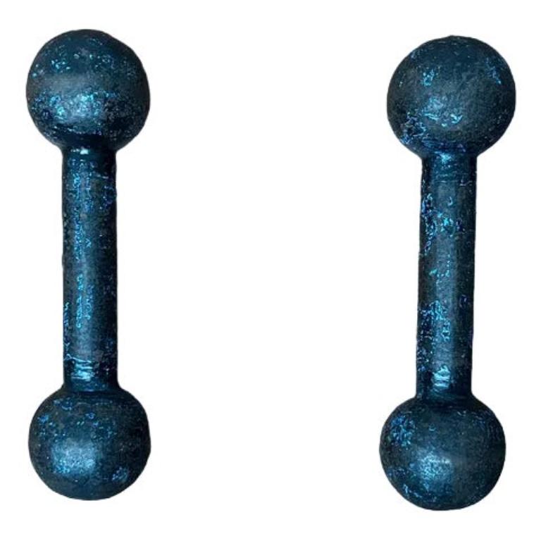 Set of 2 Mid-Century Dumbbells, 1960s