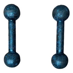 Set of 2 Mid-Century Dumbbells, 1960s