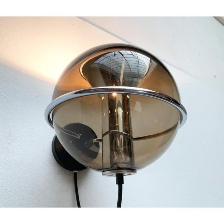Set of 2 Mid-Century Dutch Space Age Wall Lamps by Frank Ligtelijn, 1960s For Sale 6