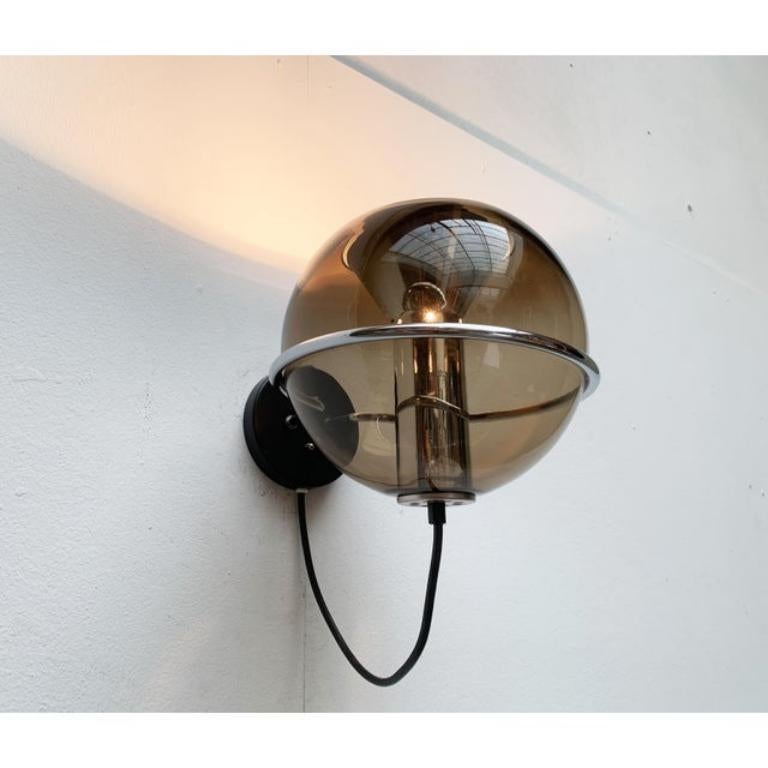 Mid-Century Modern Set of 2 Mid-Century Dutch Space Age Wall Lamps by Frank Ligtelijn, 1960s For Sale
