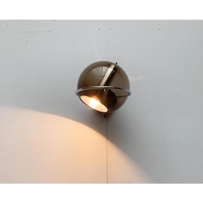 Set of 2 Mid-Century Dutch Space Age Wall Lamps by Frank Ligtelijn, 1960s For Sale 2