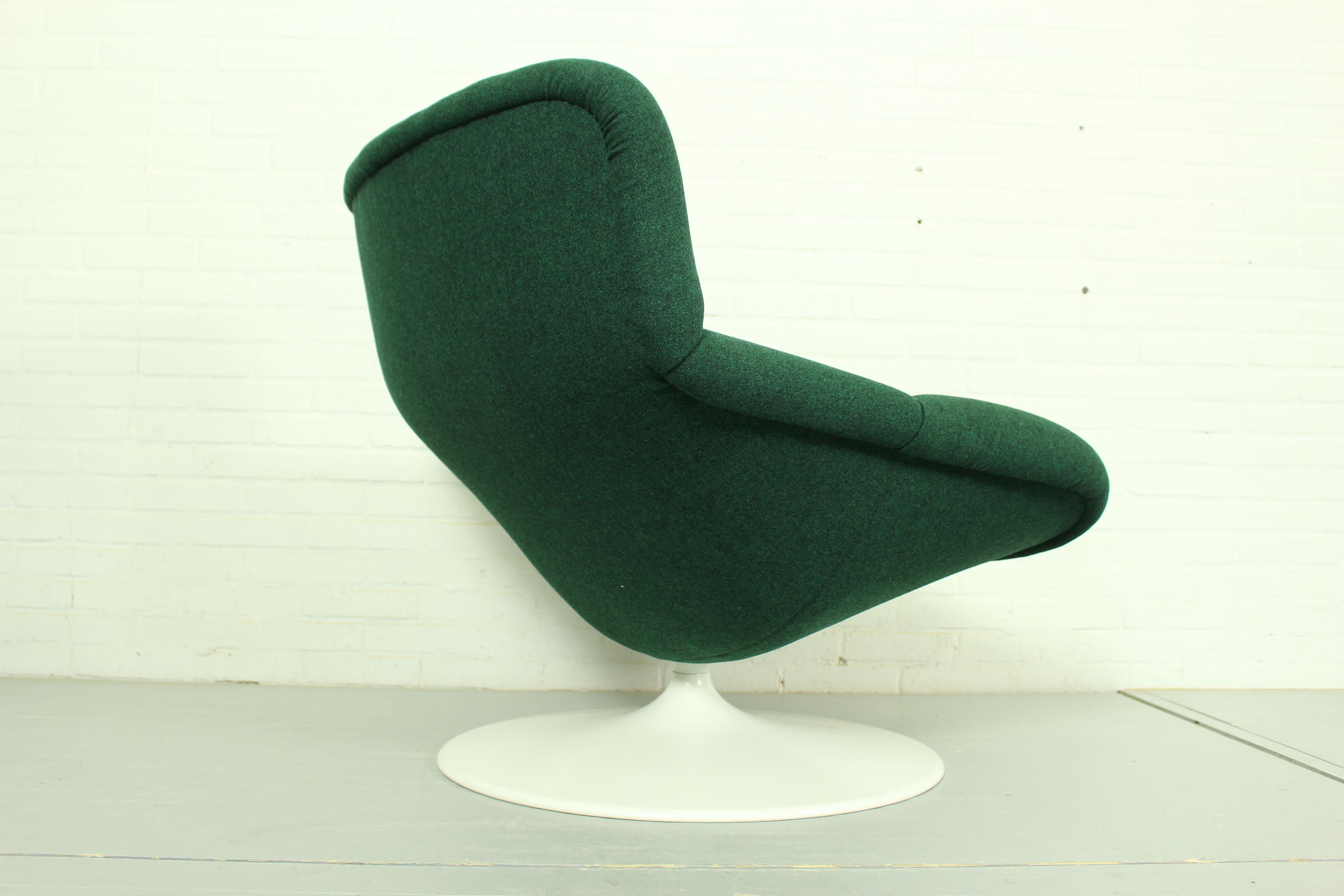 Set of 2 Midcentury F518 Lounge Swivel Chairs by Geoffrey Harcourt for Artifort 1