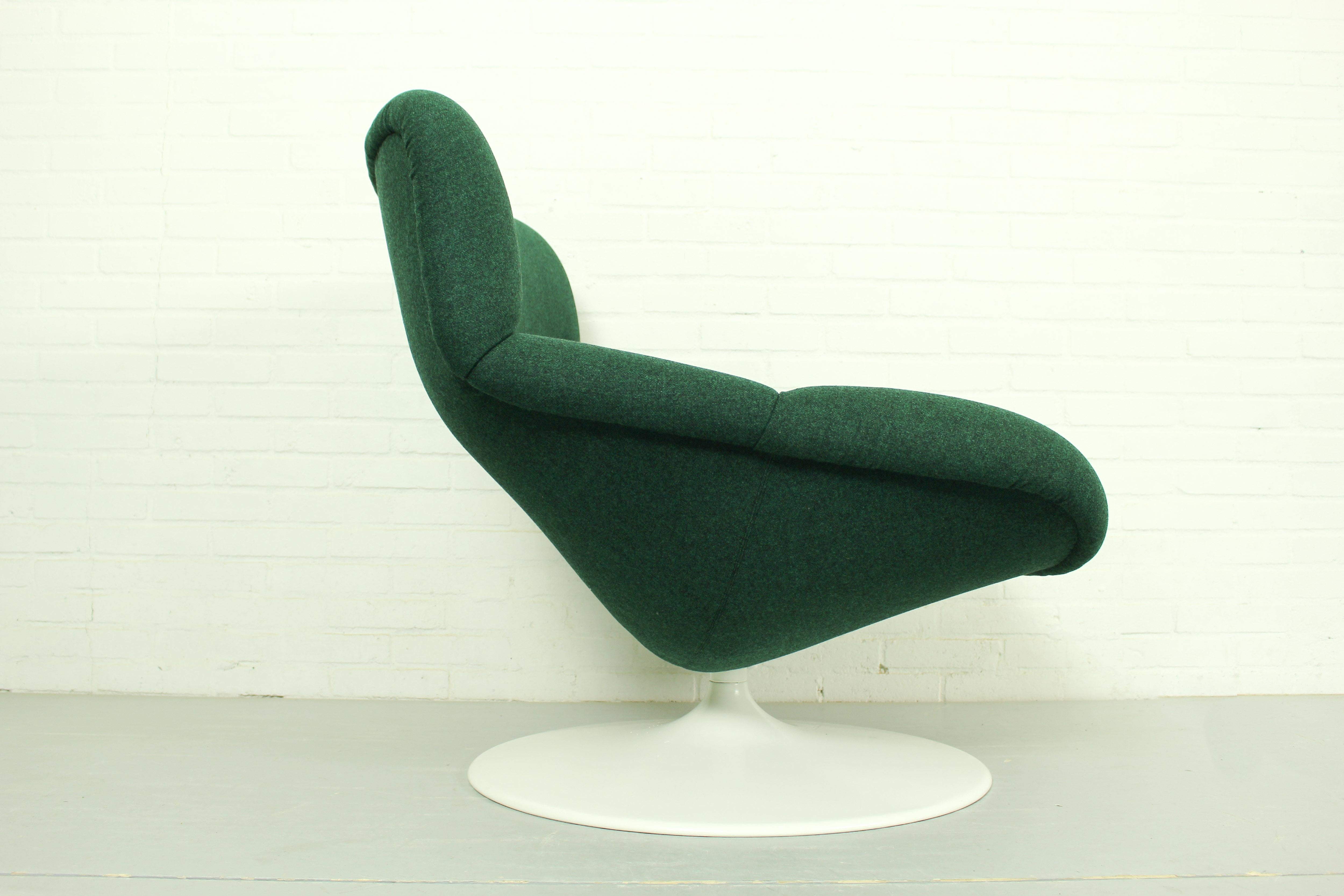 Set of 2 Midcentury F518 Lounge Swivel Chairs by Geoffrey Harcourt for Artifort 4