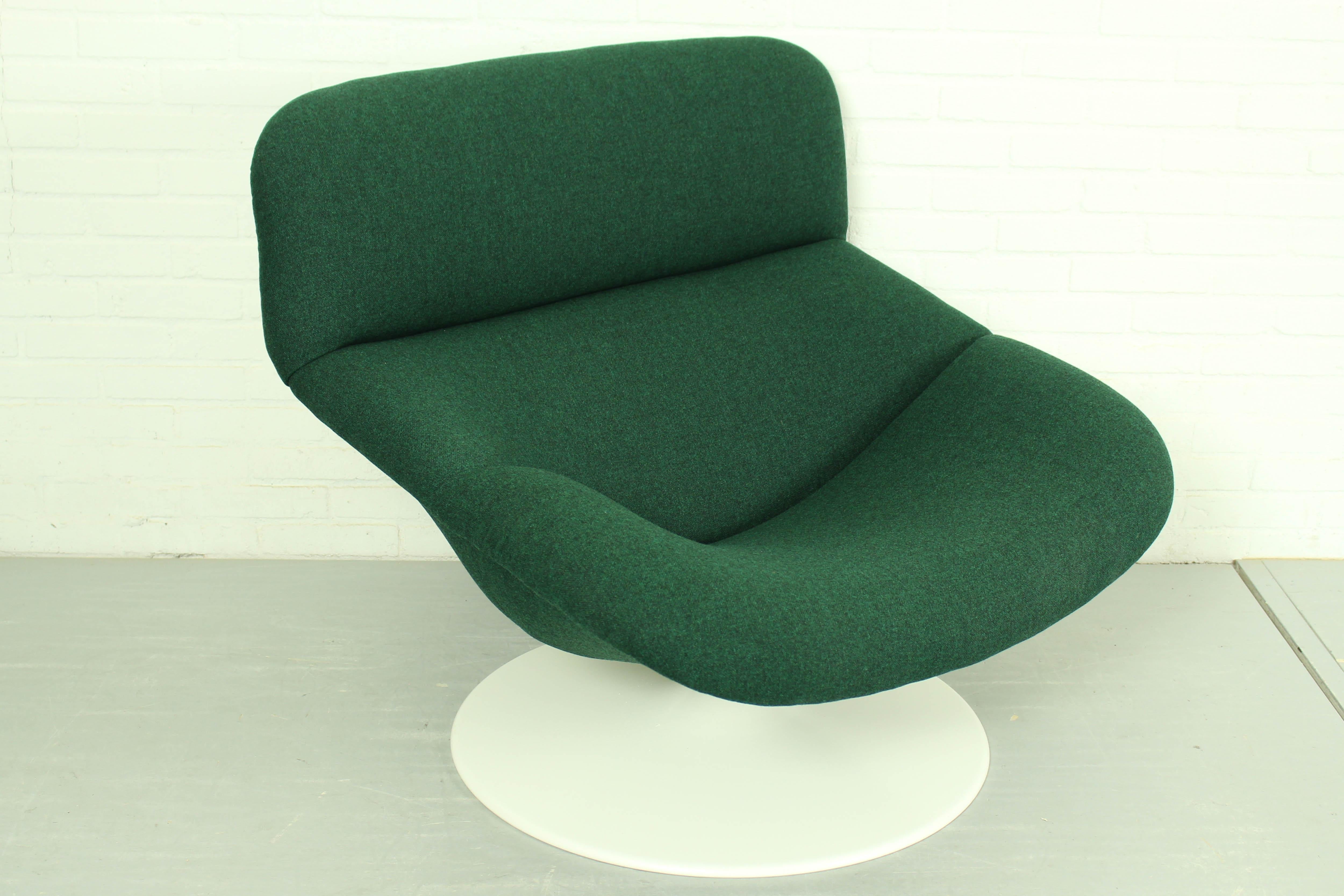 Set of 2 Midcentury F518 Lounge Swivel Chairs by Geoffrey Harcourt for Artifort 6