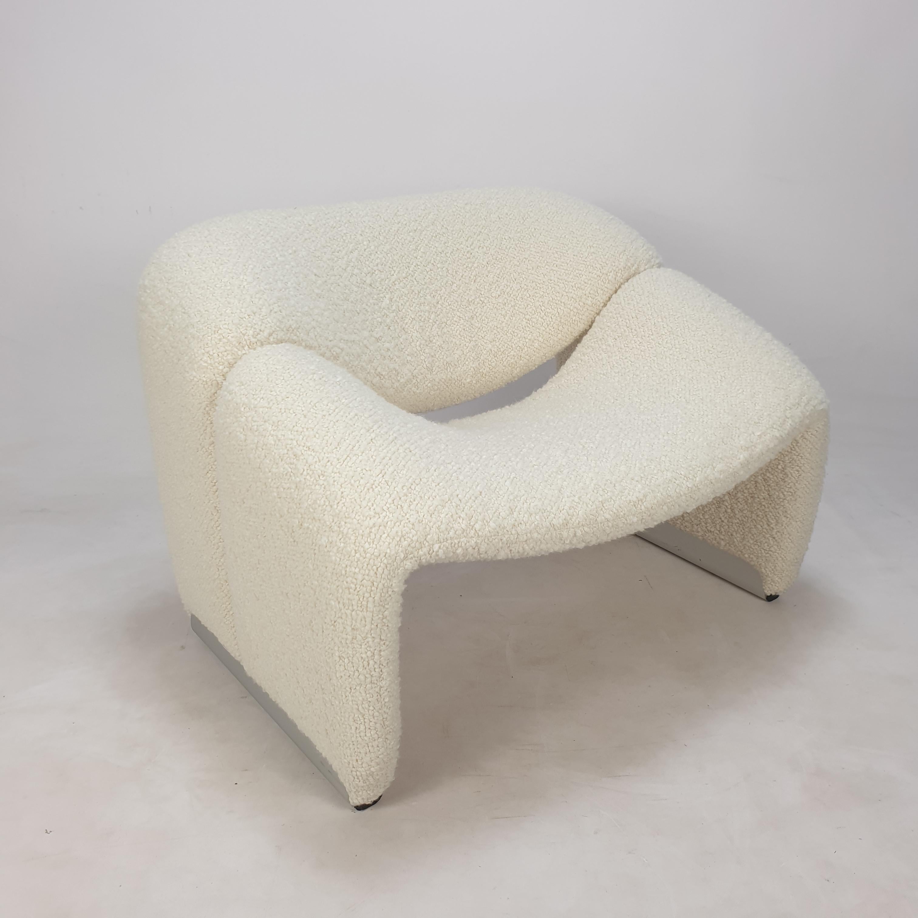 Set of 2 Mid-Century F598 Groovy Chairs by Pierre Paulin for Artifort, 1980s 4