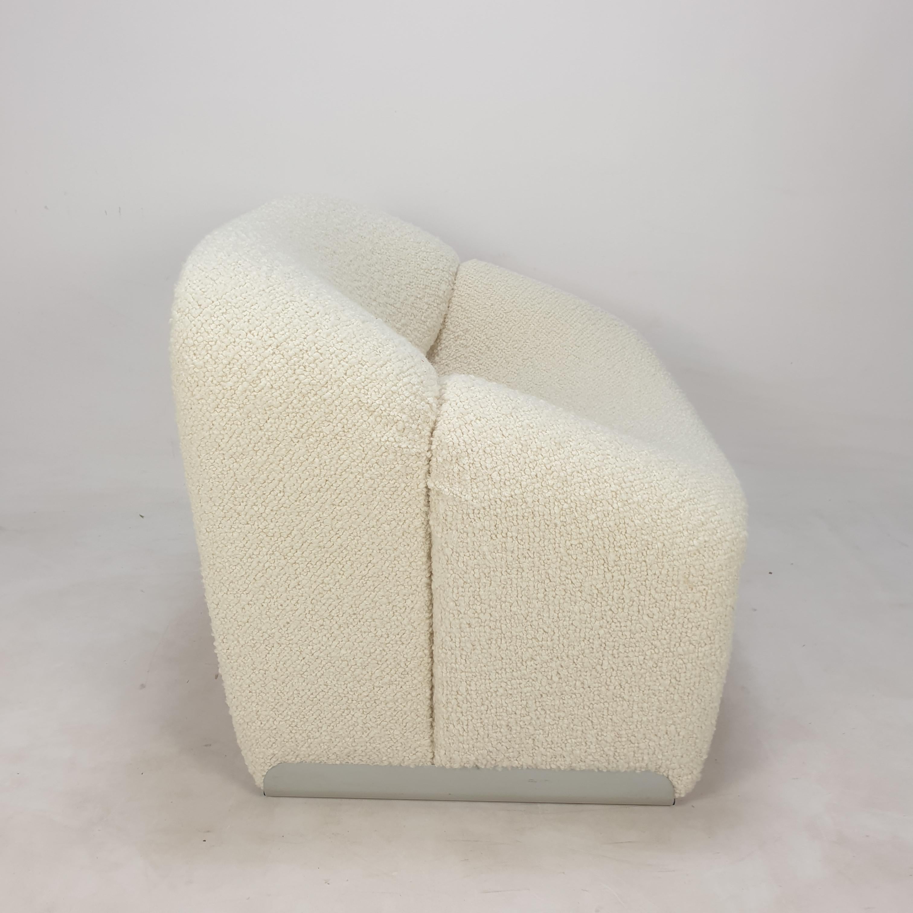 Set of 2 Mid-Century F598 Groovy Chairs by Pierre Paulin for Artifort, 1980s In Excellent Condition In Oud Beijerland, NL