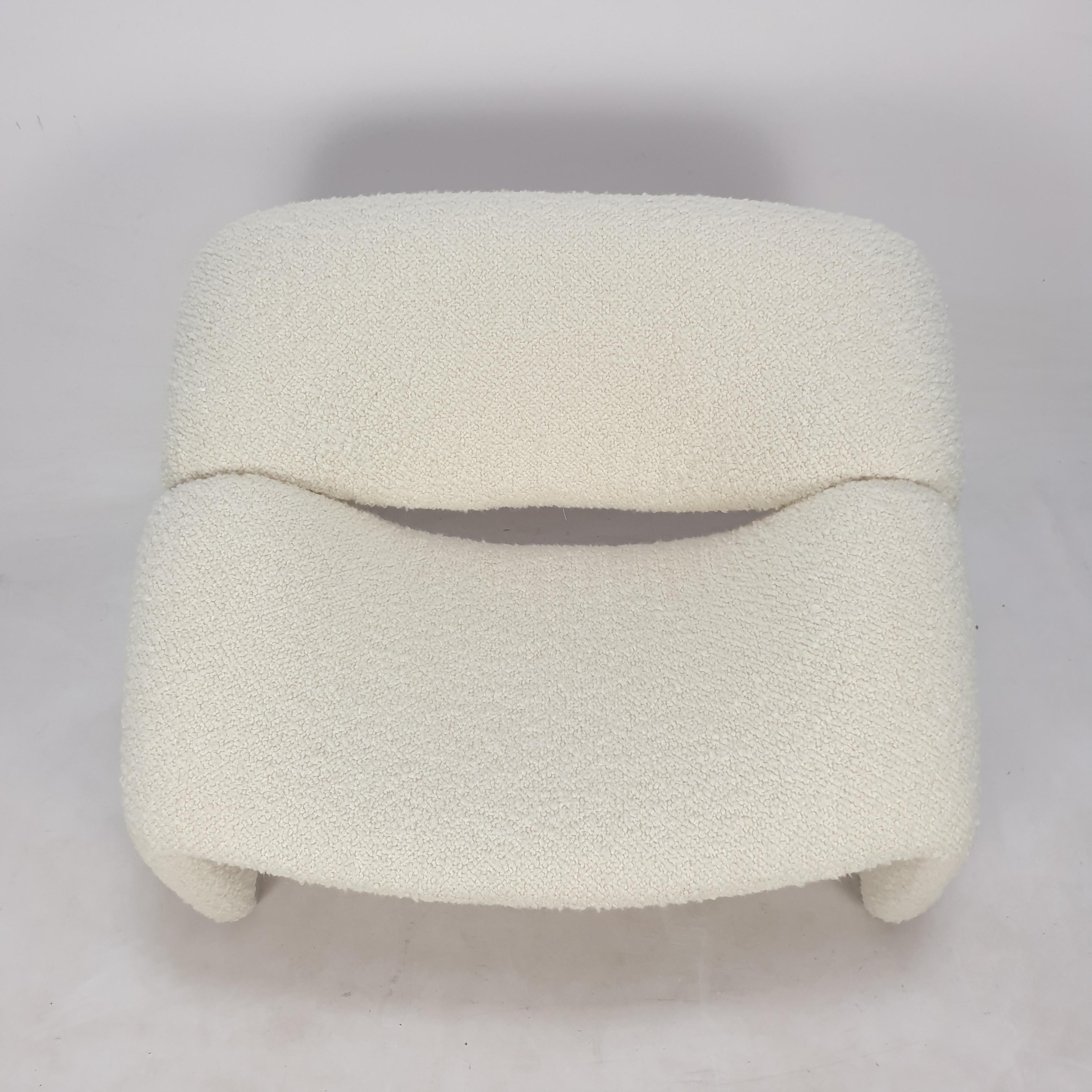 Aluminum Set of 2 Mid-Century F598 Groovy Chairs by Pierre Paulin for Artifort, 1980s