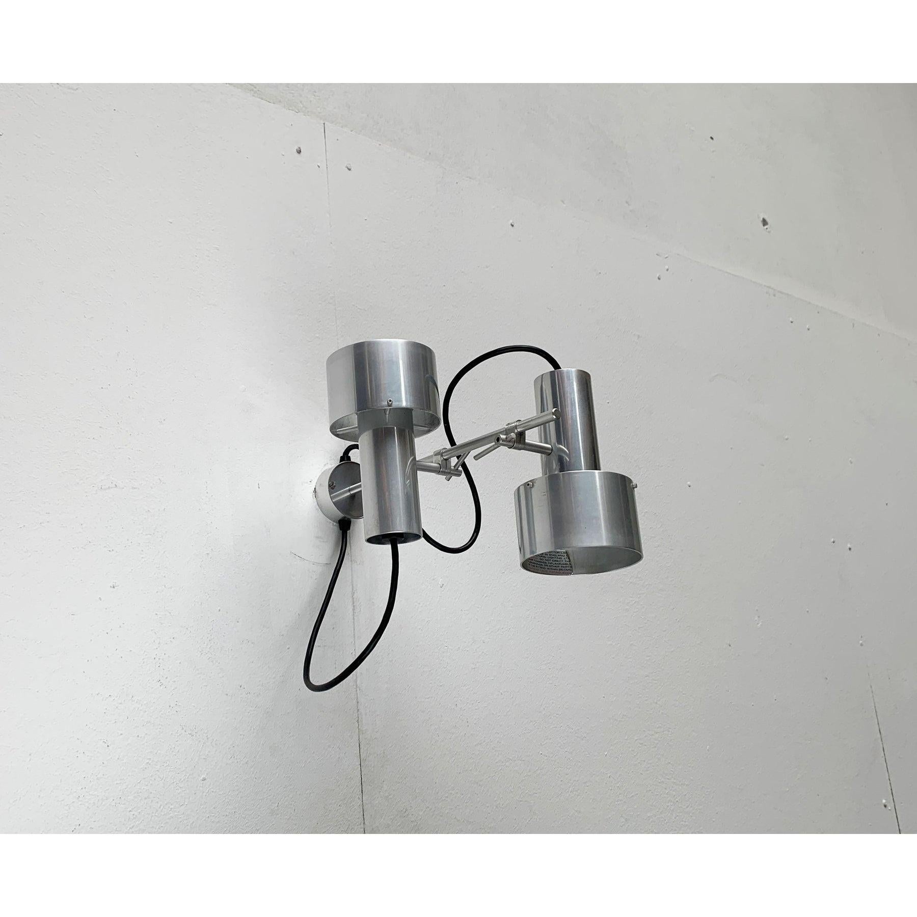 Lot de 2 plafonniers doubles minimalistes FA2 du milieu du siècle par Peter Nelson, années 1960 en vente 4