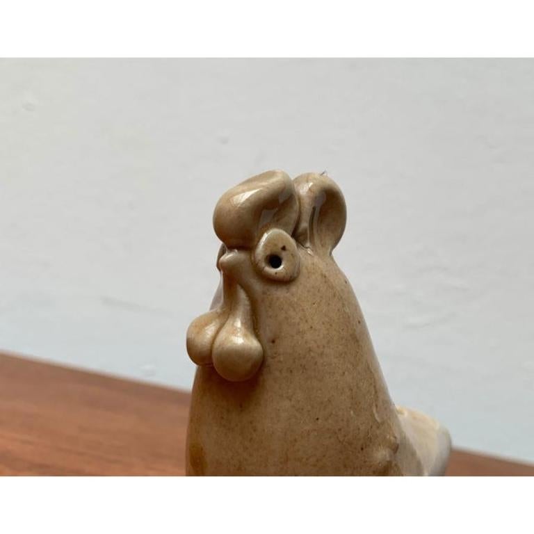 Set di 2 flauti di pollo in ceramica finlandese di metà secolo di Kermansavi, anni '60 in vendita 3