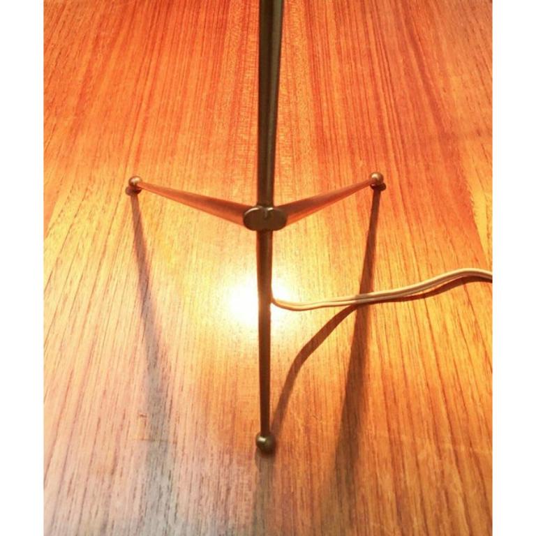 Set of 2 Mid-Century German Acryl and Brass Tripod Table Lamp from Cosack, 1960s For Sale 2