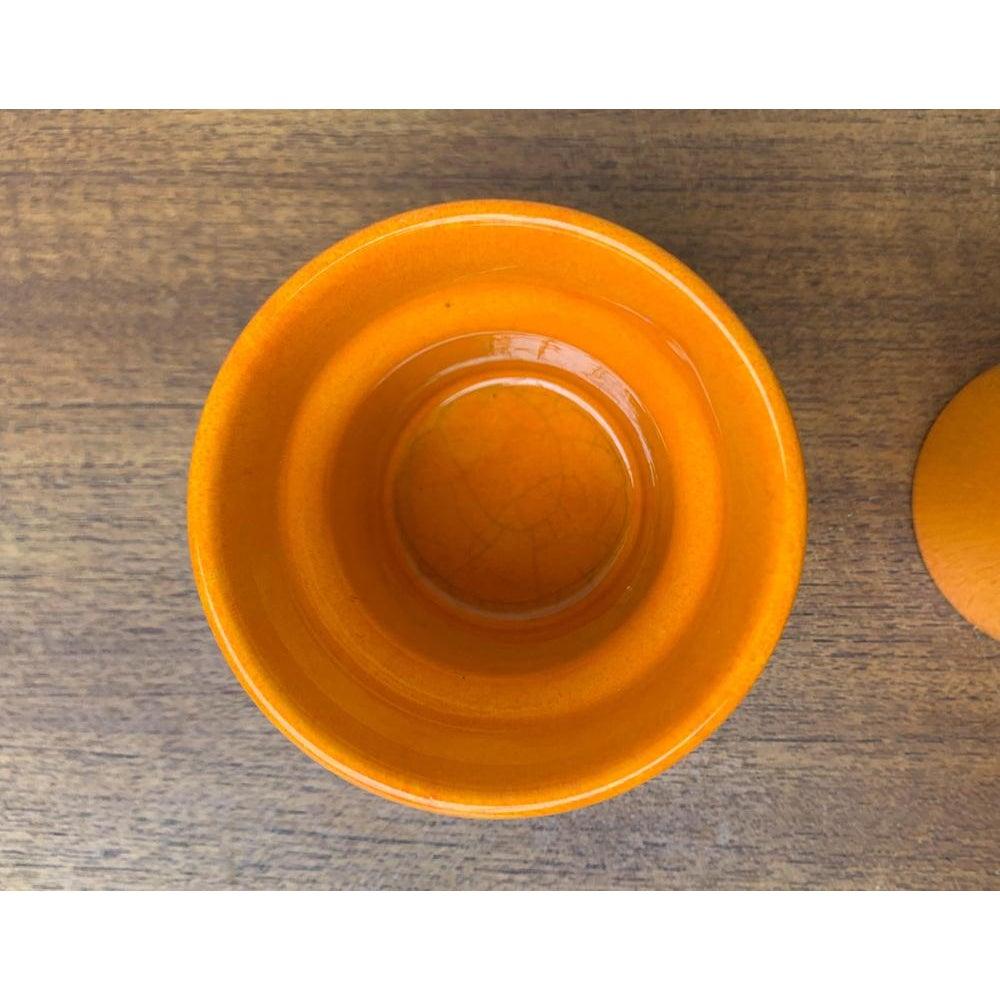 Set di 2 vasi in ceramica tedesca di metà secolo con design di gufi e cavalli, anni '60 in vendita 1