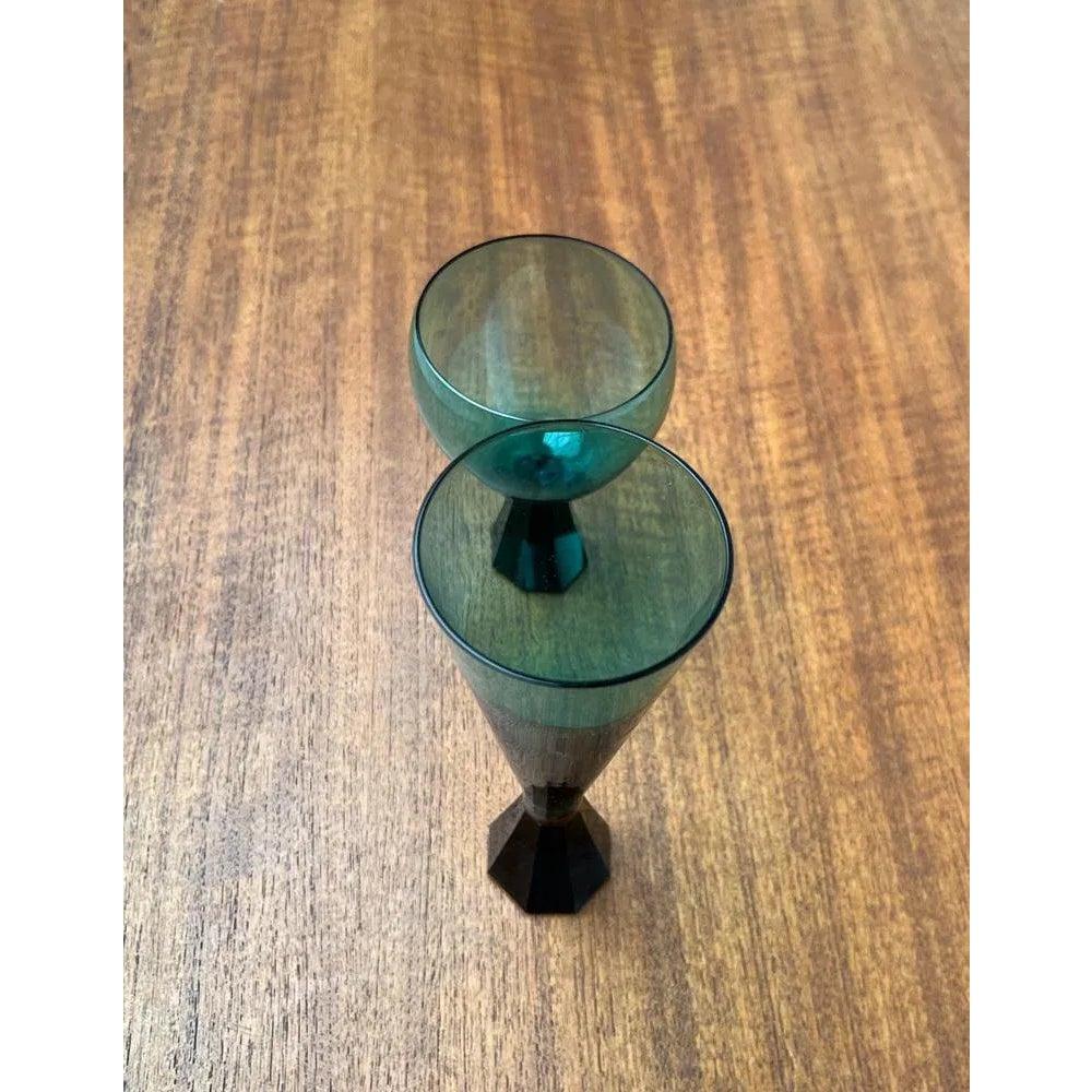 Set of 2 Mid-Century German Drinking Glasses from Karl Friedrich Glas, 1960s For Sale 1