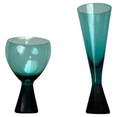 Set of 2 Mid-Century German Drinking Glasses from Karl Friedrich Glas, 1960s