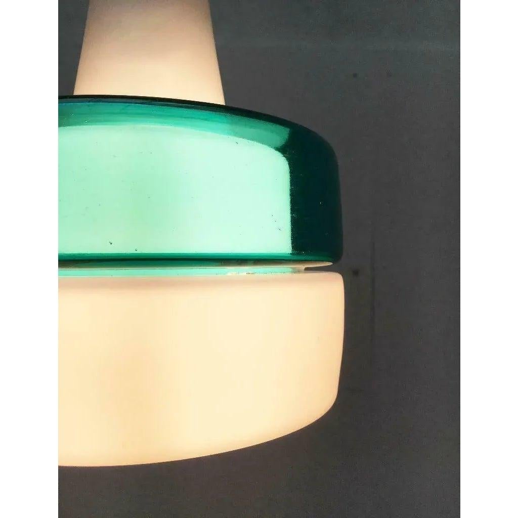 Set di 2 lampade a sospensione in vetro tedesco di metà secolo di Peill & Putzler, anni '70 in vendita 4