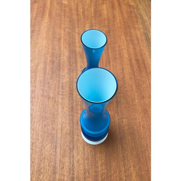 Set di 2 vasi in vetro tedesco di metà secolo di Karl Friedrich Glass, anni '60 in vendita 4