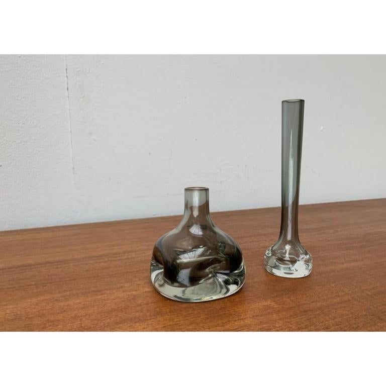 Set di 2 vasi in vetro tedesco di metà secolo di Gral, anni '60 in vendita 5