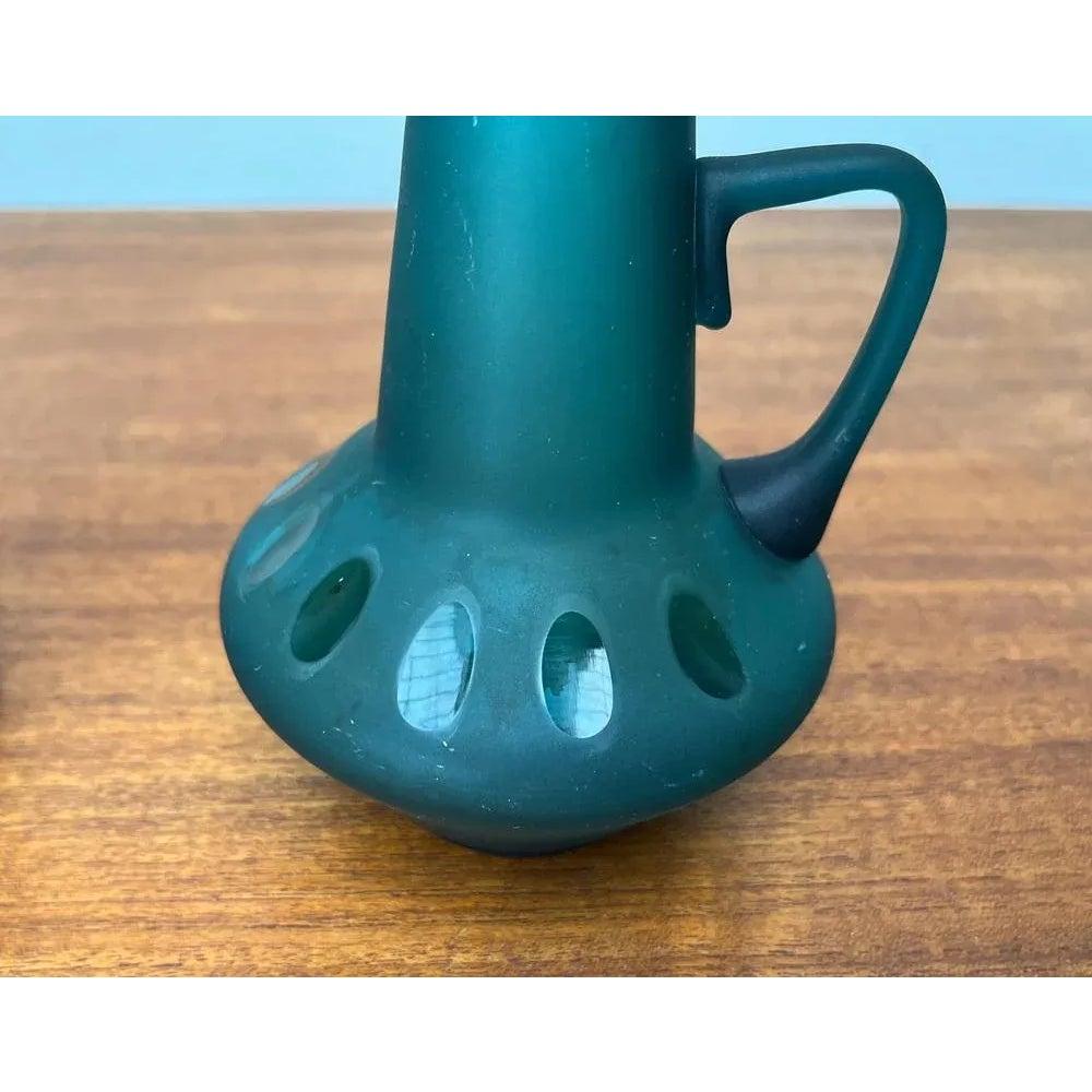 Set di 2 vasi in vetro tedesco di metà secolo di Karl Friedrich Glas, anni '60 in vendita 3