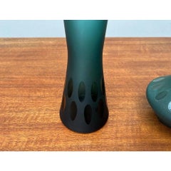 Set of 2 Mid-Century German Glass Vases from Karl Friedrich Glas, 1960s