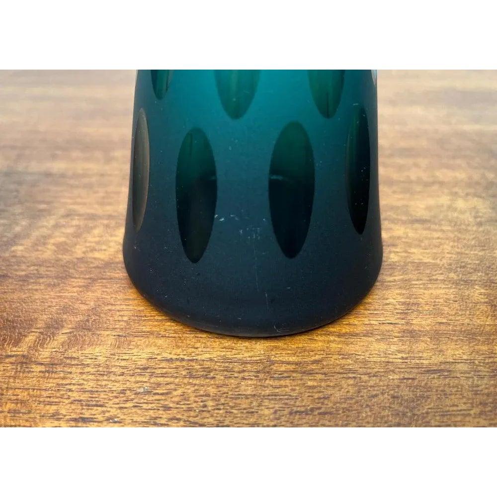 Mid-Century moderno Set di 2 vasi in vetro tedesco di metà secolo di Karl Friedrich Glas, anni '60 in vendita