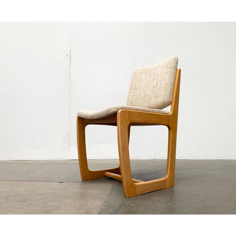 20ième siècle Ensemble de 2 chaises à traîneau allemandes du milieu du siècle, années 1960 en vente