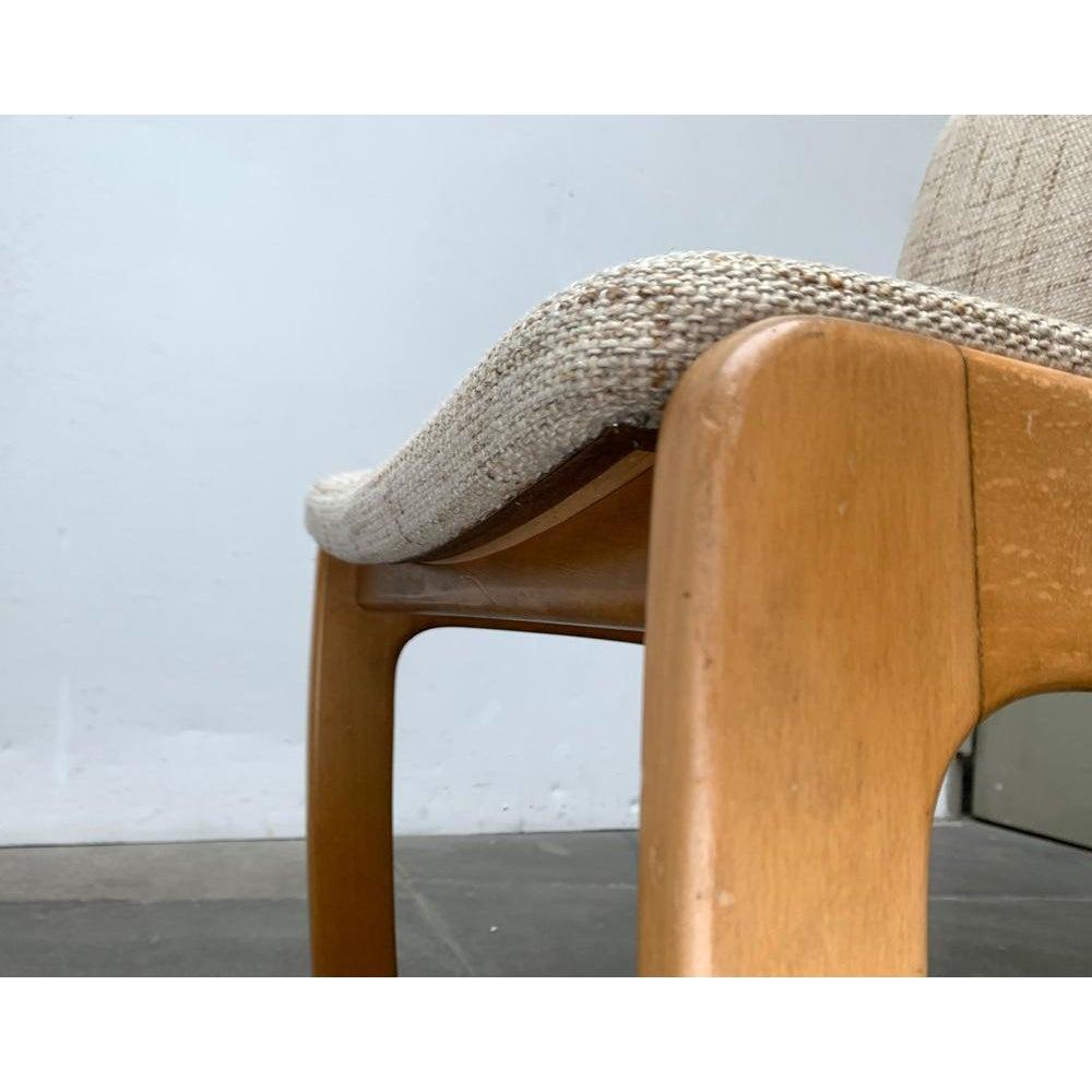 Laine Ensemble de 2 chaises à traîneau allemandes du milieu du siècle, années 1960 en vente