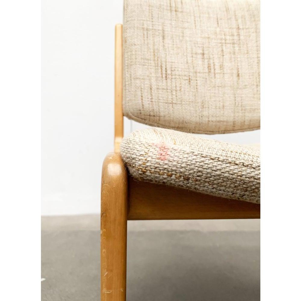 Ensemble de 2 chaises à traîneau allemandes du milieu du siècle, années 1960 en vente 2
