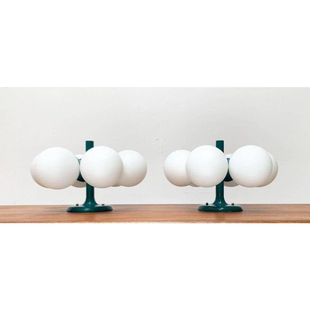 2er-Set Deutsche Space Age-Deckenleuchte aus der Jahrhundertmitte von Kaiser Leuchten, 1960er Jahre (20. Jahrhundert) im Angebot