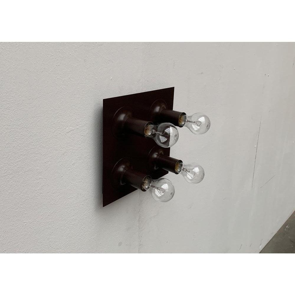 Mid-Century moderno Set di 2 lampade da soffitto o da parete dell'era spaziale tedesca di metà secolo di Cosack in vendita