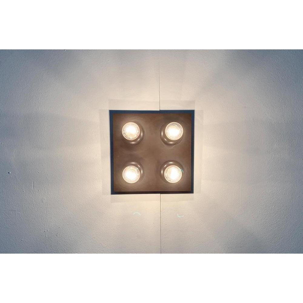 XX secolo Set di 2 lampade da soffitto o da parete dell'era spaziale tedesca di metà secolo di Cosack in vendita