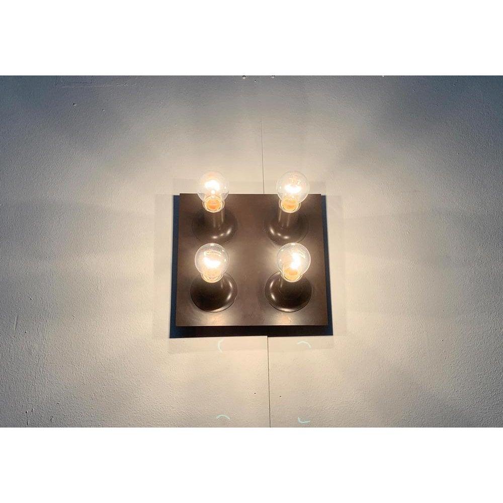 Metallo Set di 2 lampade da soffitto o da parete dell'era spaziale tedesca di metà secolo di Cosack in vendita
