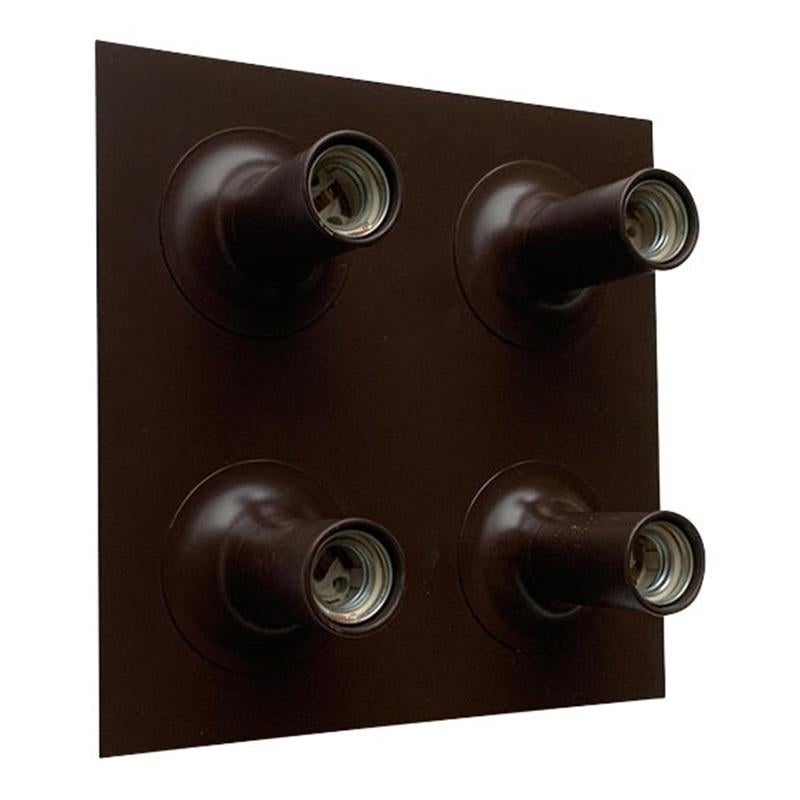 Juego de 2 lámparas de techo o de pared alemanas de mediados de siglo de la Era Espacial, de Cosack