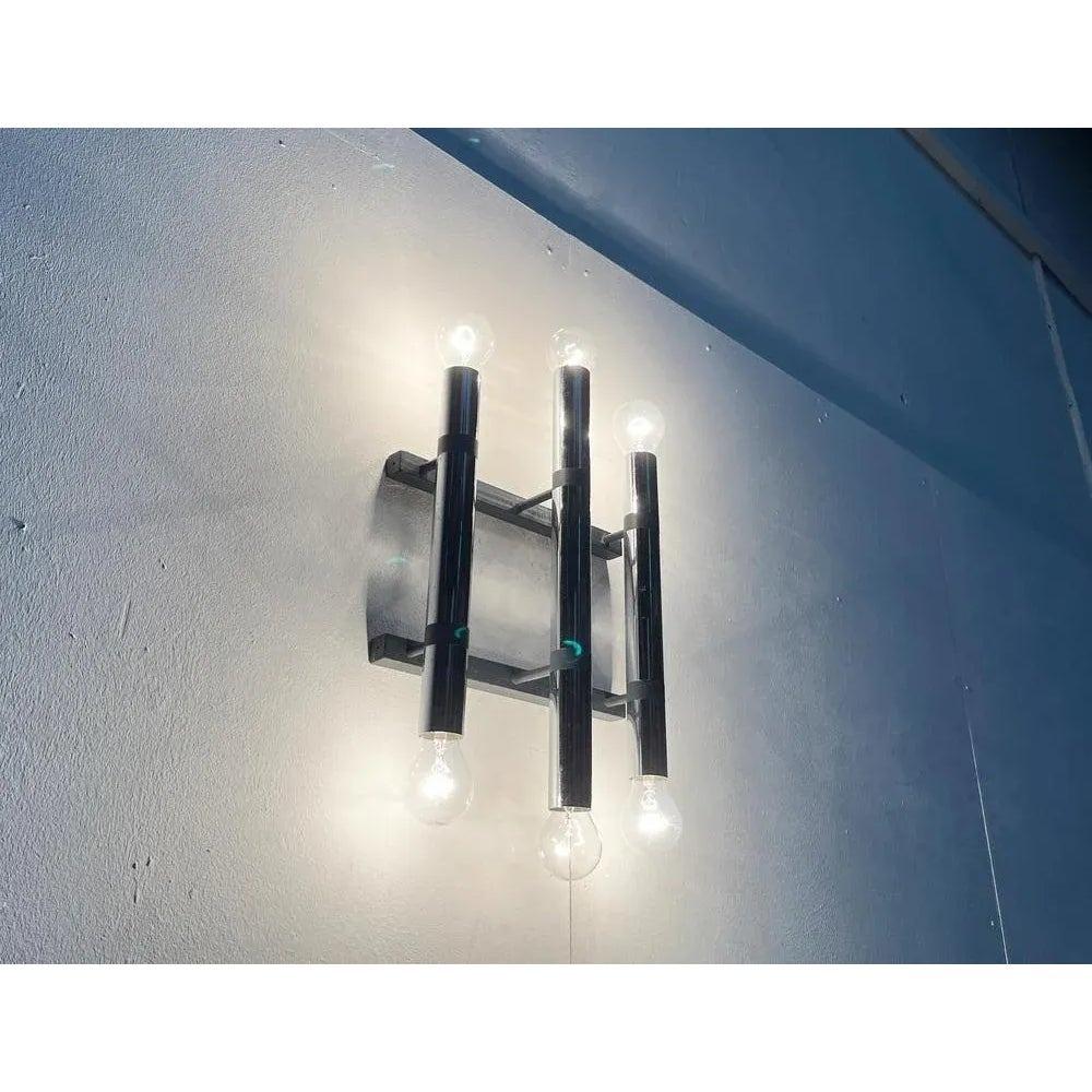 Mid-Century moderno Set di 2 lampade da parete minimaliste tedesche di metà secolo, anni '60 in vendita