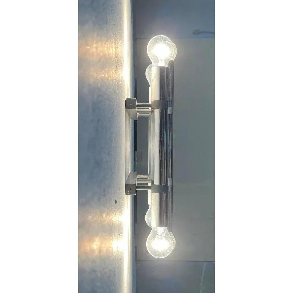 Set di 2 lampade da parete minimaliste tedesche di metà secolo, anni '60 in vendita 1