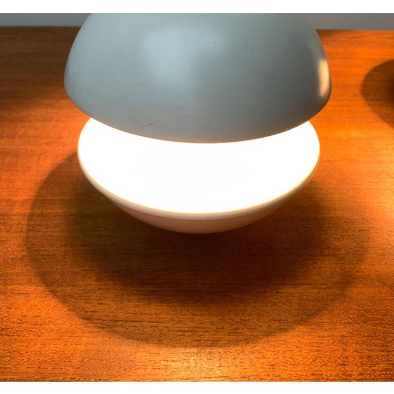 2er-Set Deutsche Space Age Pilz Tisch- oder Wandlampe, 1970er Jahre im Angebot 6
