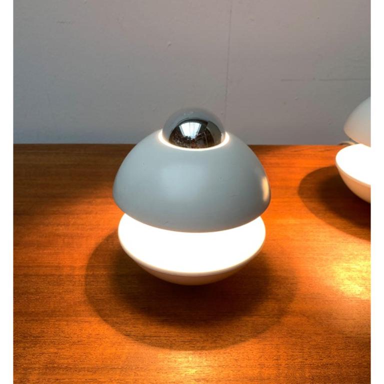 2er-Set Deutsche Space Age Pilz Tisch- oder Wandlampe, 1970er Jahre (Moderne der Mitte des Jahrhunderts) im Angebot