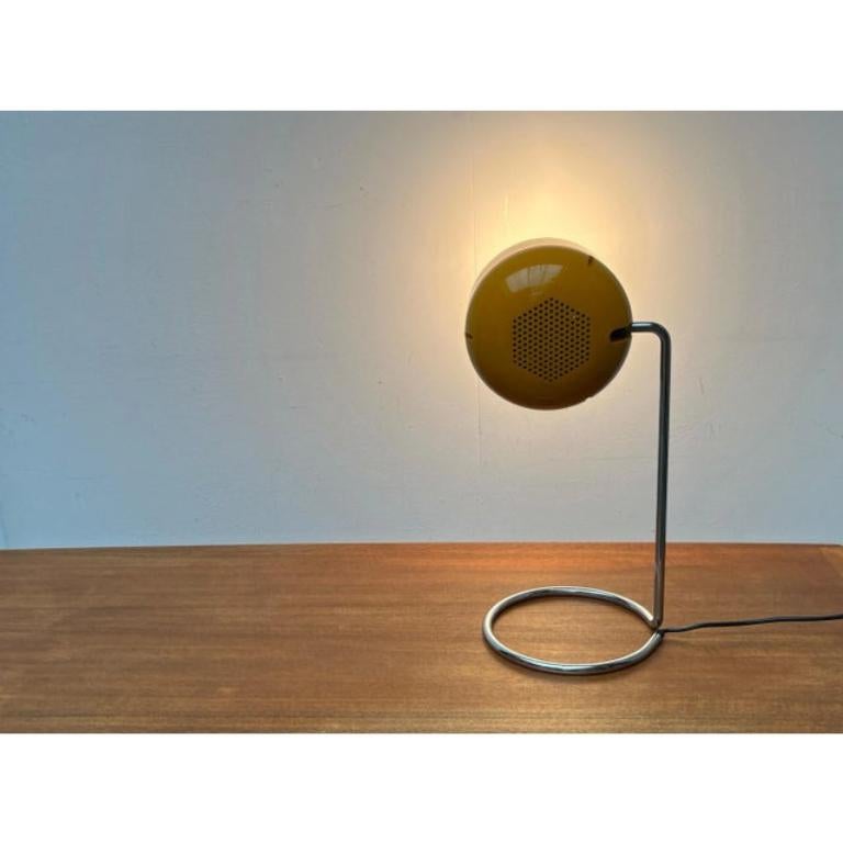 Métal Ensemble de 2 lampes de table du milieu du siècle de l'Allemagne de l'A Space par Arnold Berg, 1970 en vente