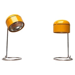 Ensemble de 2 lampes de table du milieu du siècle de l'Allemagne de l'A Space par Arnold Berg, 1970